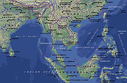 Map of SE Asia